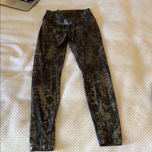 lululemon metallic leggings